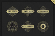 500 ornaments logos & monograms, a Branding & Logo Template by Vasya Kobelev (Thumbnail 24 of 31)