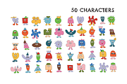 Abstract Characters Vector Bundle, a Person Illustration by melistudio (Thumbnail 2 of 11)
