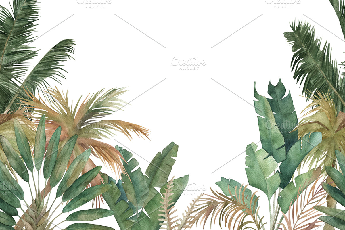 Tropical Collection With Flamingos, a Seasonal Illustration by Natikka Art (Photo 4 of 6)