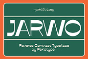 Jarwo - Reverse Contrast Typeface, a Sans Serif Font by Pekotype (Thumbnail 1 of 11)
