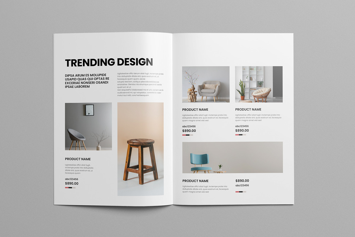 Catalog Brochure Template, a Brochure Template by Pixelpick (Photo 8 of 9)