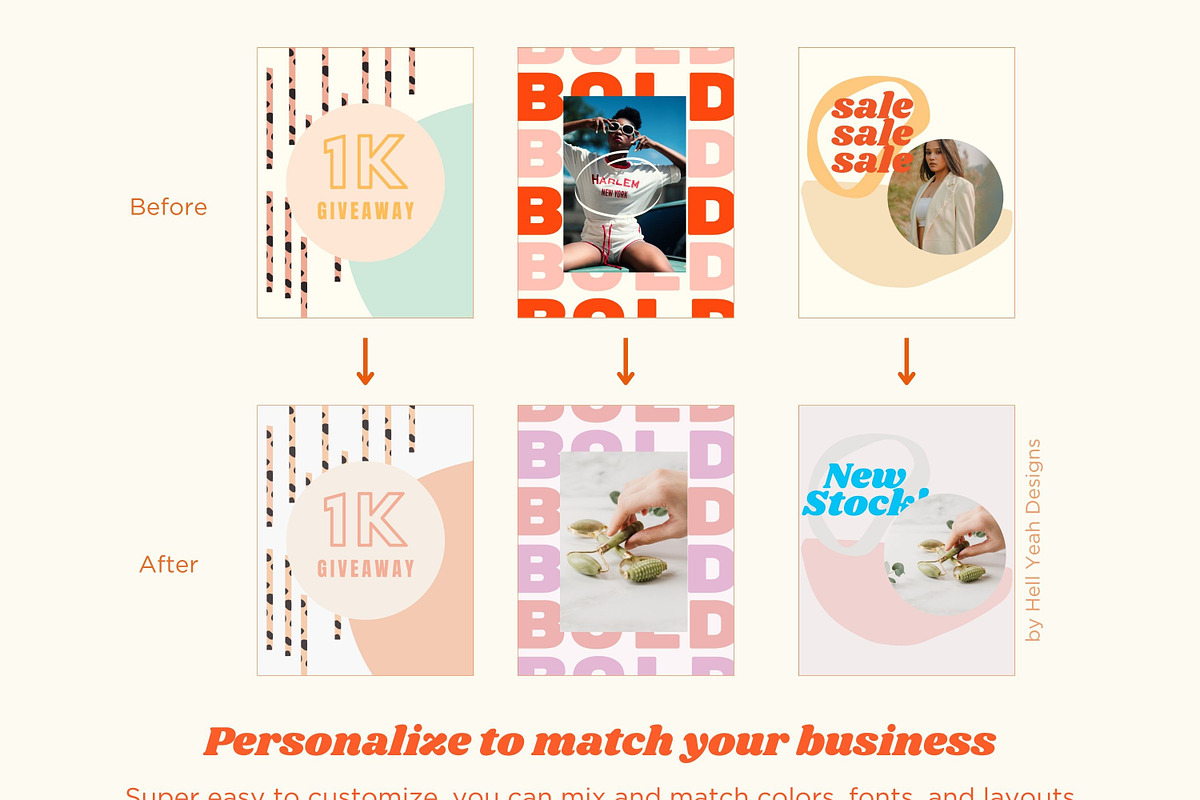 Bold & Bright Branding Starter Kit, a Branding & Logo Template by Hell Yeah Designs (Photo 13 of 18)