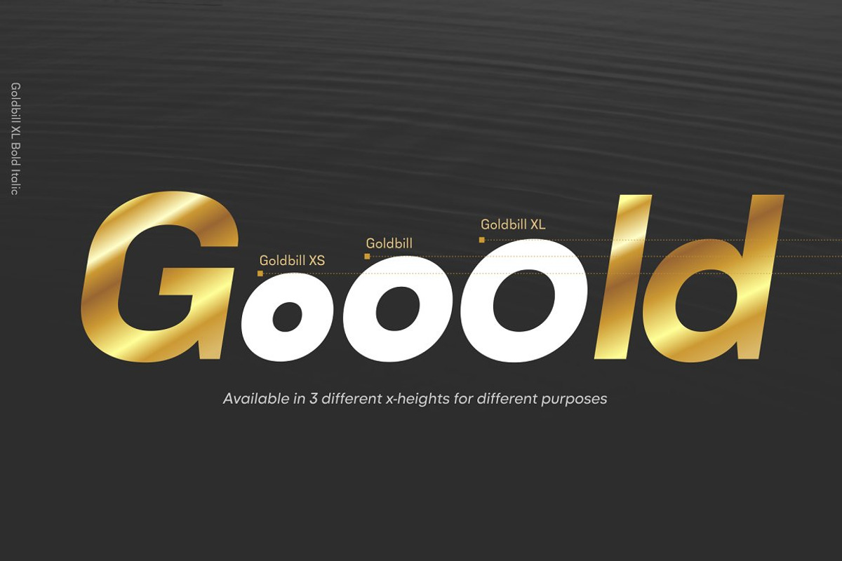Goldbill | Geometric Sans Family, a Sans Serif Font by Wahyu & Sani Co. (Photo 3 of 11)