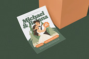 Pine Wedding Invitation, an Invitation Template by Esensifiksi.studio (Thumbnail 2 of 2)