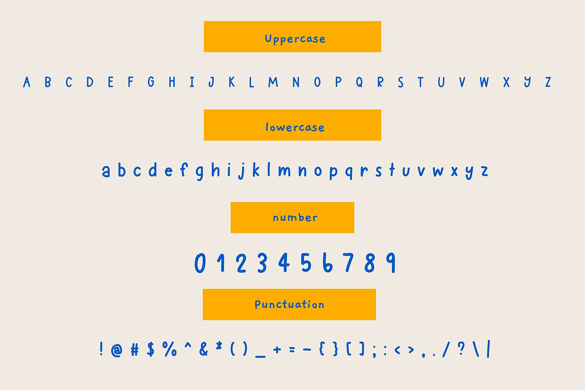 Cameron is a cute handwritten font, a Handwritten Font by Brown Cupple (Photo 5 of 7)
