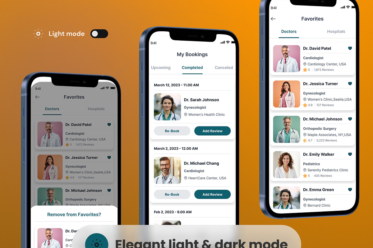 PakhiMedix Doctor Appointment App, a Marketing Template by piyush608 (Photo 4 of 6)