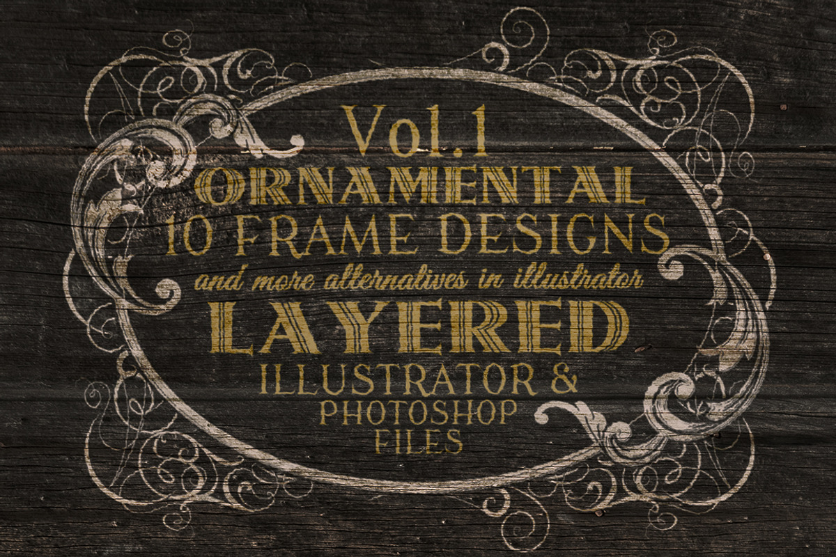 10 Frames Vol.1 - Vintage Ornament preview 3
