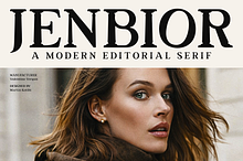 Jenbior - A Modern Editorial Serif