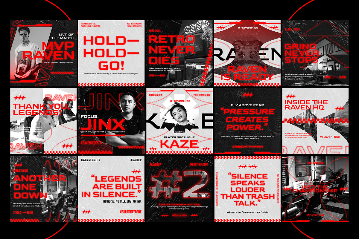 E-Sport & Gaming Instagram Templates, a Social Media Template by Nenjo Studio (Photo 5 of 5)