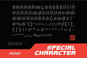 Cyberform - Futuristic Font, a Sans Serif Font by limitype (Thumbnail 6 of 10)