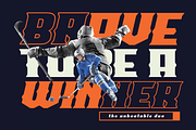 LAROF | Athletic Font, a Font by twinstd (Thumbnail 5 of 13)