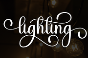 Ligthing | Script Font, a Handwritten Font by Scratchones (Thumbnail 1 of 9)