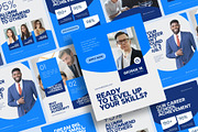 Career Academy Intagram Post, a Social Media Template by Pink Bunny Studio (Thumbnail 1 of 3)