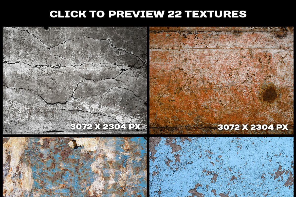 Cracked paint and concrete textures, a Texture Graphic by yurlick (Photo 4 of 4)