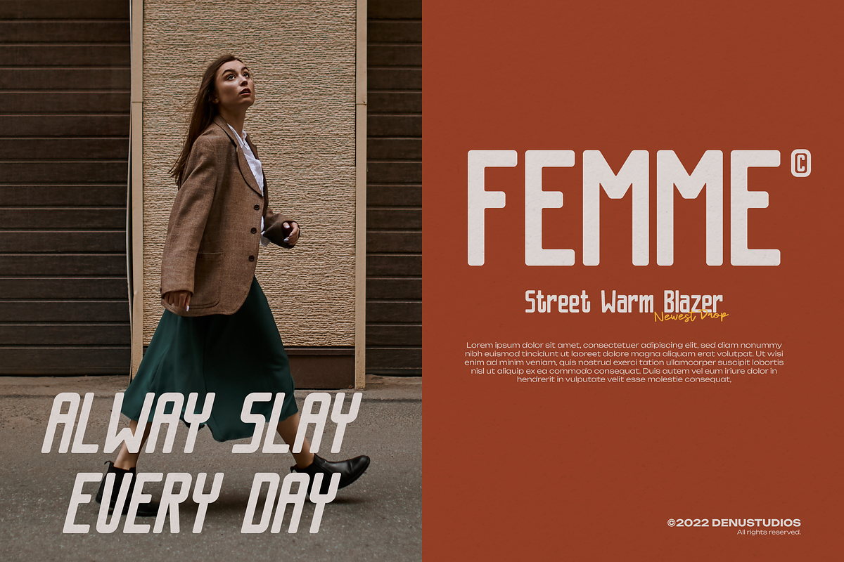 Outsiders Original Sans Serif, a Sans Serif Font by Denustudios (Photo 8 of 12)
