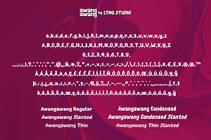 Awang-awang Display Font