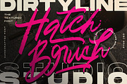 Hatch Typeface, a Handwritten Font by Dirtyline Studio (Thumbnail 1 of 10)