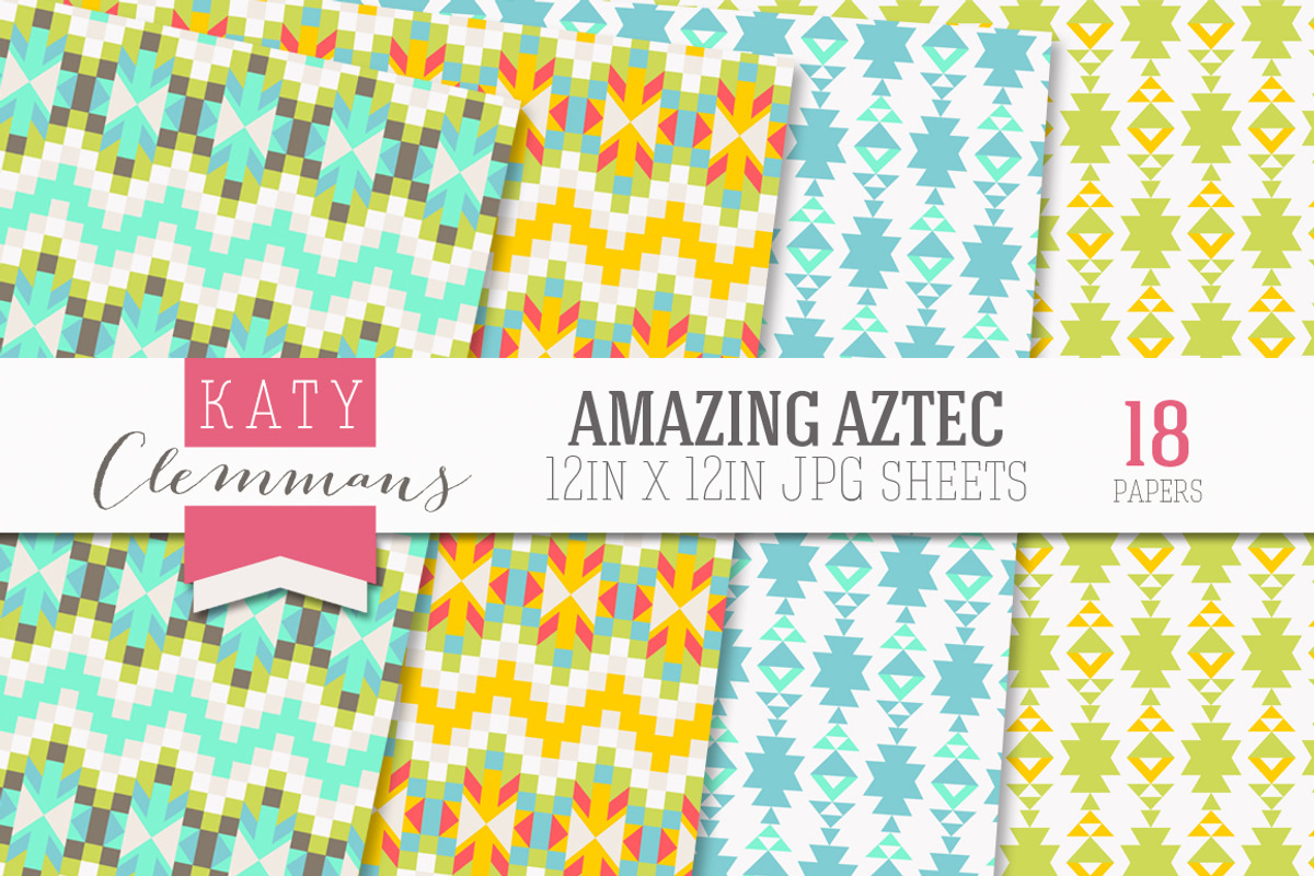 Amazing Aztec paper pack preview 3