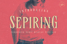 Sepiring - Condensed Typeface