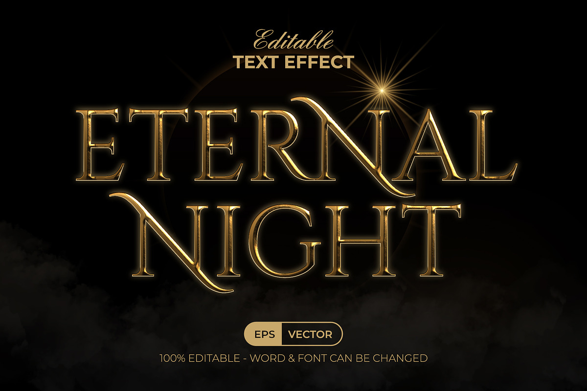 Gold Text Effect Realistic Style, a Layer Style Add-On by Mockmenot (Photo 1 of 2)