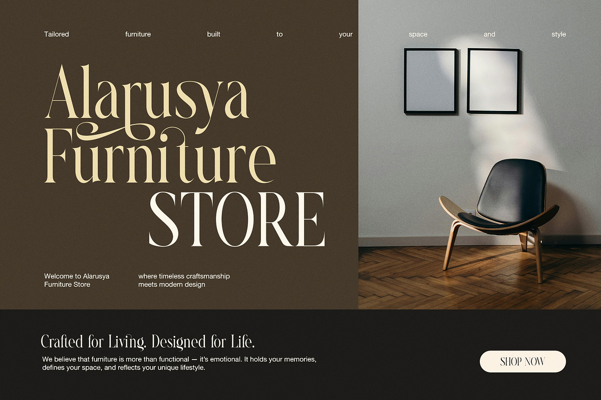Roalling Elegant Serif Font, a Serif Font by Graphicxell (Photo 5 of 8)