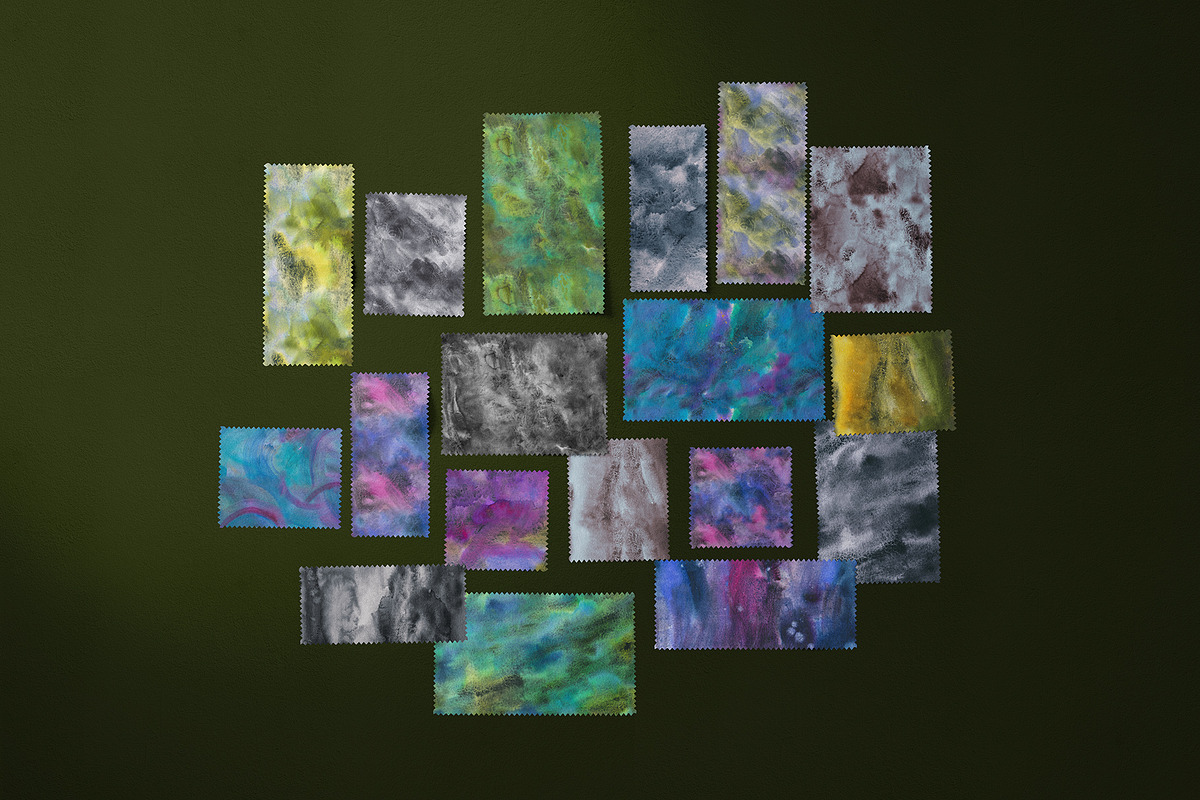 22 WATERCOLOR SEAMLESS BACKGROUNDS, a Pattern Graphic by Shusha Guna Art (Photo 5 of 11)