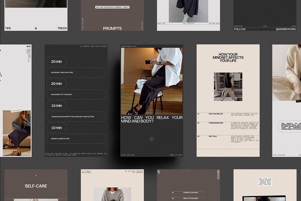 Life Coach Social Media Template, a Social Media Template by Moscovita Studio (Photo 39 of 39)