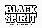 Black Spirit - Condensed Slab Serif, a Slab Serif Font by Pian45 Studio (Thumbnail 1 of 8)