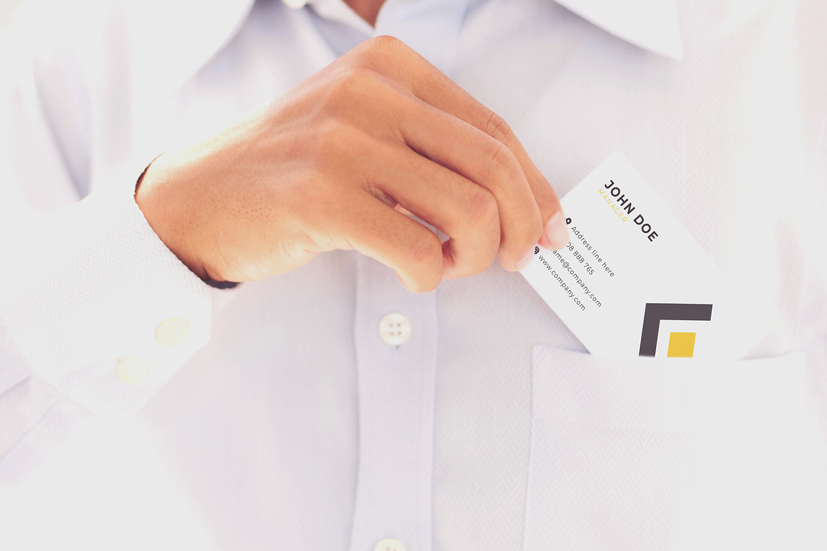 24 Business Card Mockup #1, a Mockup by Walentin (Photo 20 of 25)