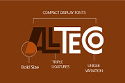 ALLTECO– Modern Retro Display Fonts, a Sans Serif Font by WhymoreArt (Thumbnail 6 of 11)