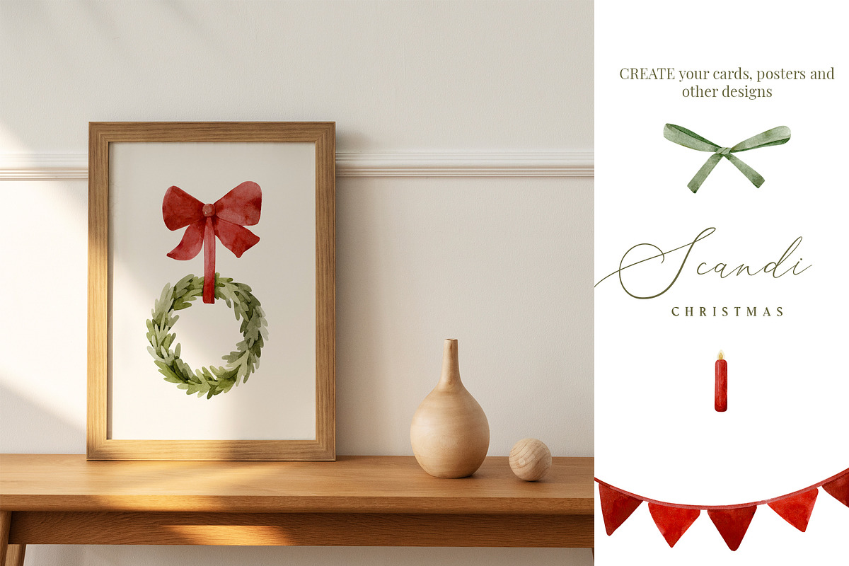 Scandi Christmas, an Illustration by nathalieclaire (Photo 4 of 11)