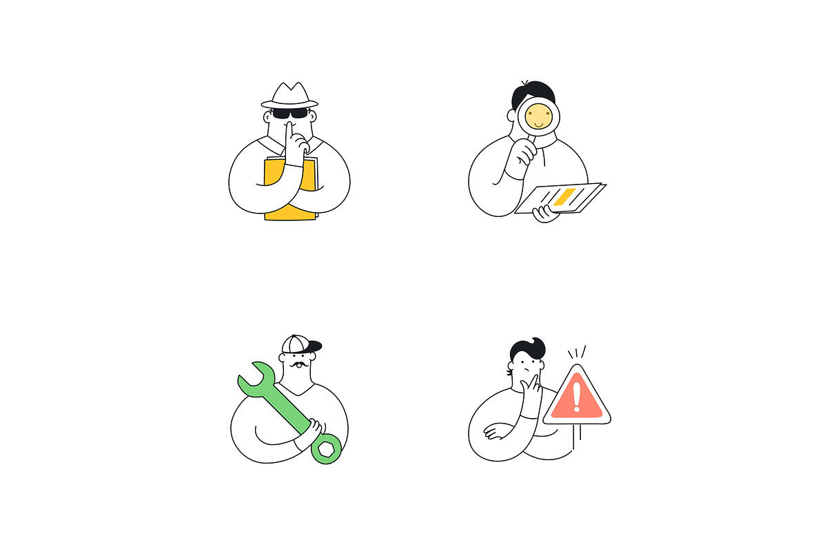 Sam's 43 Startup Illustrations, a Work Illustration by BadBrother (Photo 9 of 15)