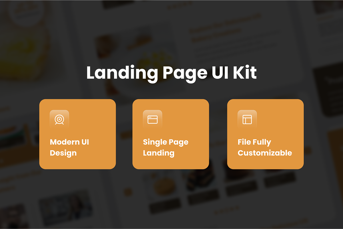 Proti - Bakery Shop Landing Page, a Landing Page Template by SquidPixey (Photo 3 of 5)