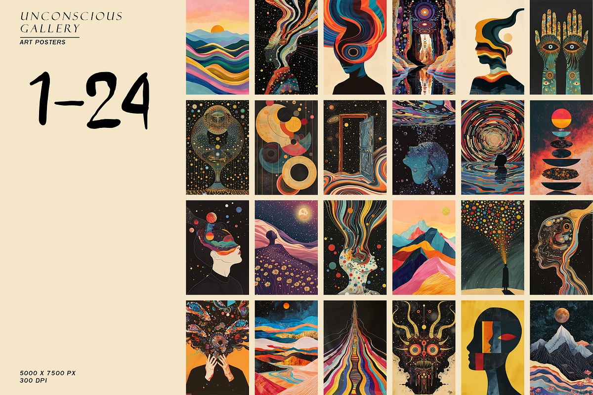 Unconscious Psychology Art Posters, an Object Graphic by Struvictory.art (Photo 4 of 8)