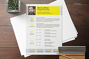 Resume Part III, a Resume Template by jorse (Thumbnail 3 of 4)