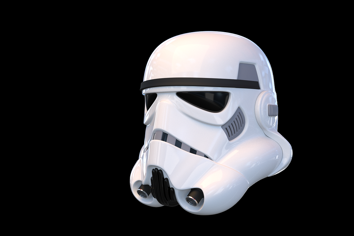 Star Wars Stormtrooper Helmet, a Characters & Person 3D Model by Olives (Photo 10 of 15)
