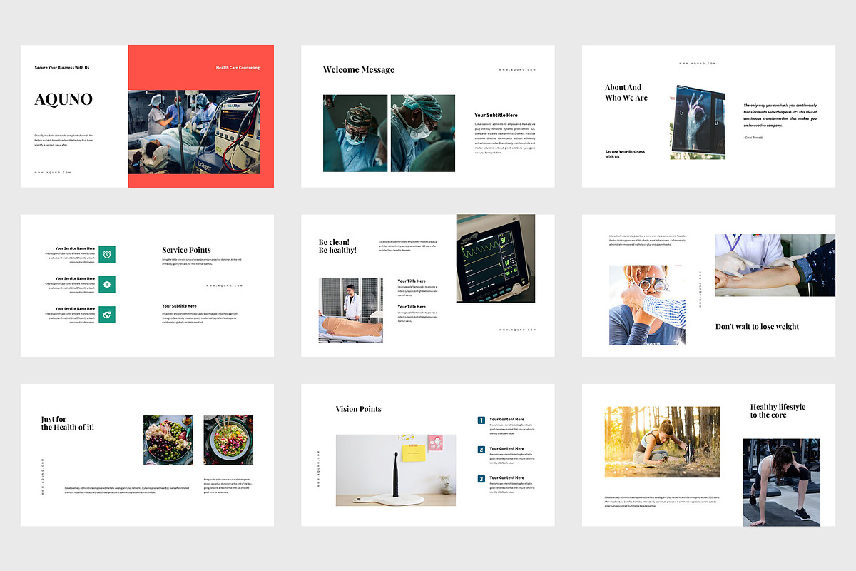 Aquno : Medical Powerpoint, a Presentation Template by Punkl Camp (Photo 2 of 9)