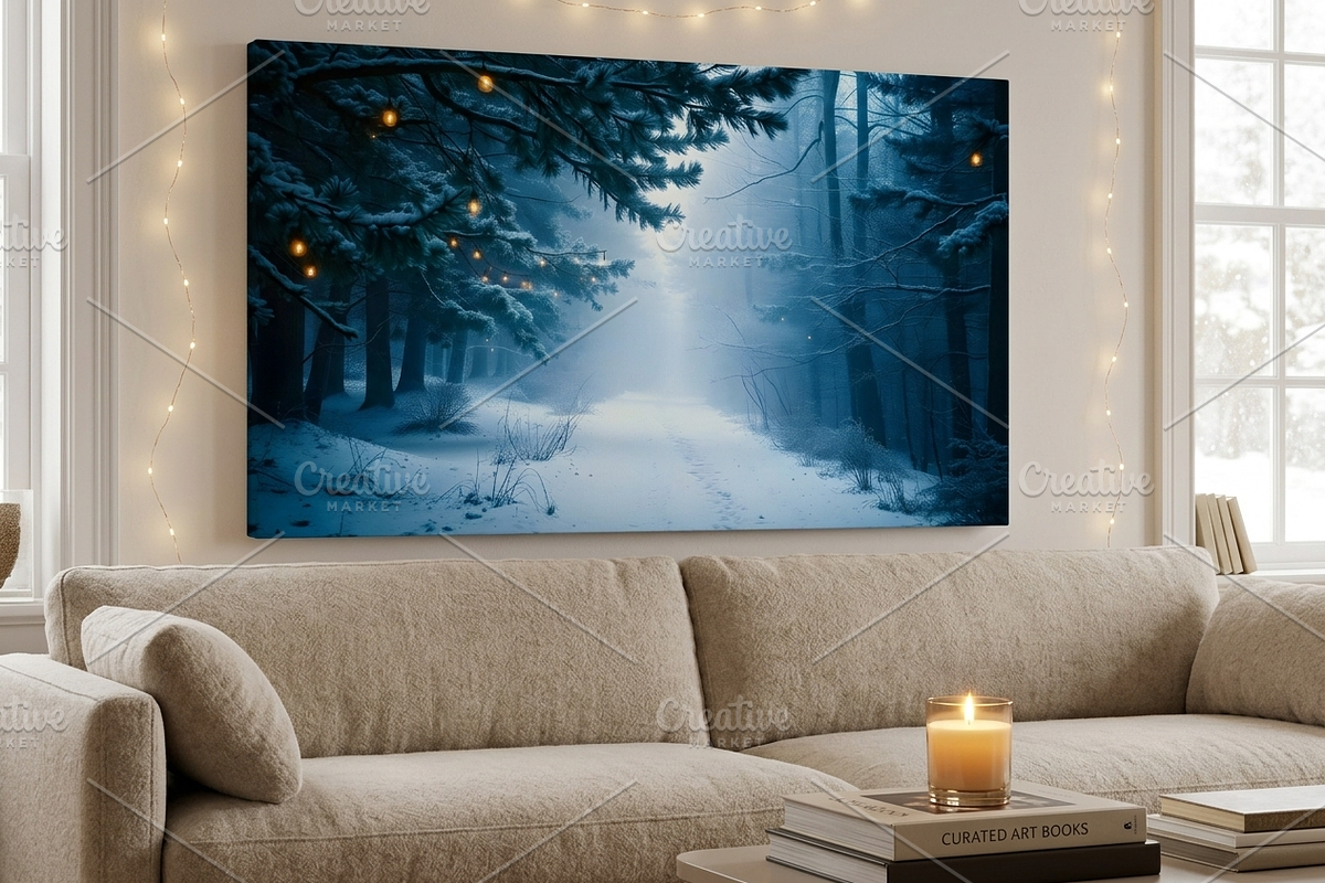 Magical Winter Forest Path Photo, a Holiday Photo by Aura Canyon HQ (Photo 2 of 7)