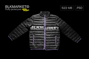 Puffy-Jacket.psd - Streetware Mockup