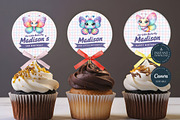 Butterfly Birthday Cupcake Toppers, an Invitation Template by Tracia Creative (Thumbnail 1 of 5)
