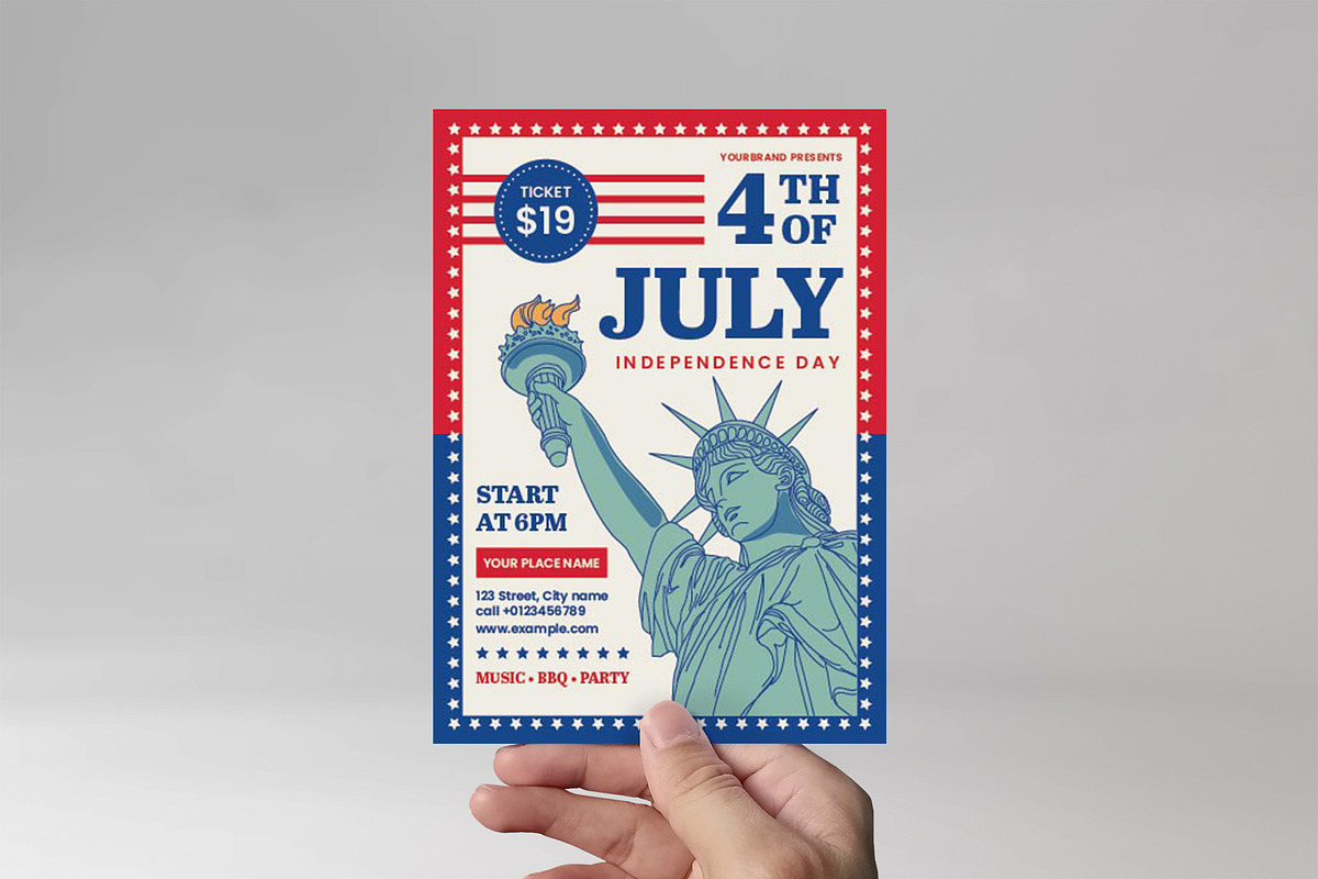 4th July Flyer, a Flyer Template by BrandPacks (Photo 3 of 7)