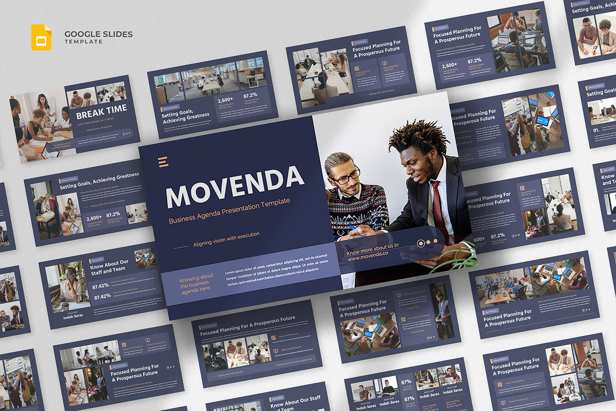 Business Consulting Google Slides, a Presentation Template by fluffstudio (Photo 1 of 4)