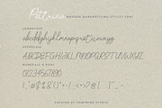 Pettrina, a Script Font by Fontmine Studio (Thumbnail 10 of 11)