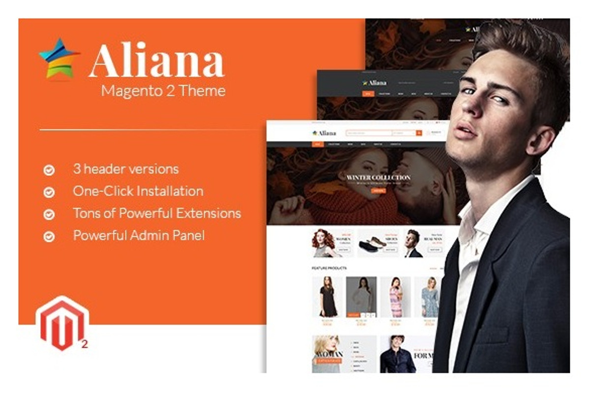 MGS Aliana - M2 multipurpose theme, a Websites & App Template by ArrowTheme (Photo 1 of 5)