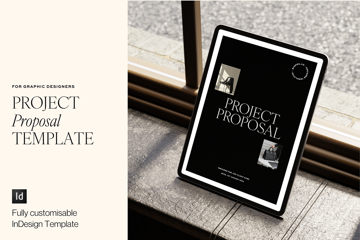 Project Proposal Template, a Presentation Template by ByApril.Co Creative House (Photo 1 of 7)
