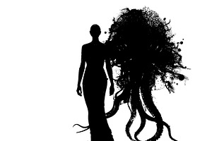 Symbolic conceptual image of mexico struggle against narcotraffi, a Person Illustration by DanFLCreativo