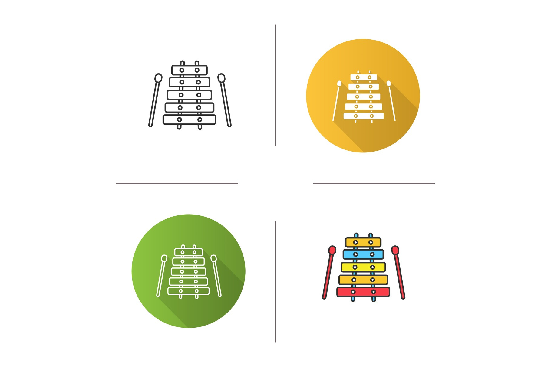 Xylophone Icon by Bsd Studio | Creative Market