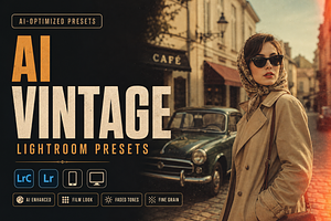 AI Vintage Lightroom Presets, a Preset Add-On by AAA Presets