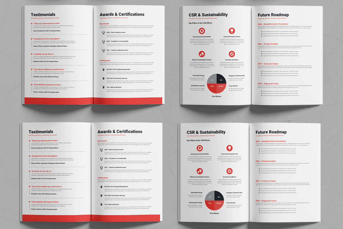 Company Profile for Construction preview 4