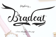Bradeat, a Script Font by cocodesign (Thumbnail 1 of 7)